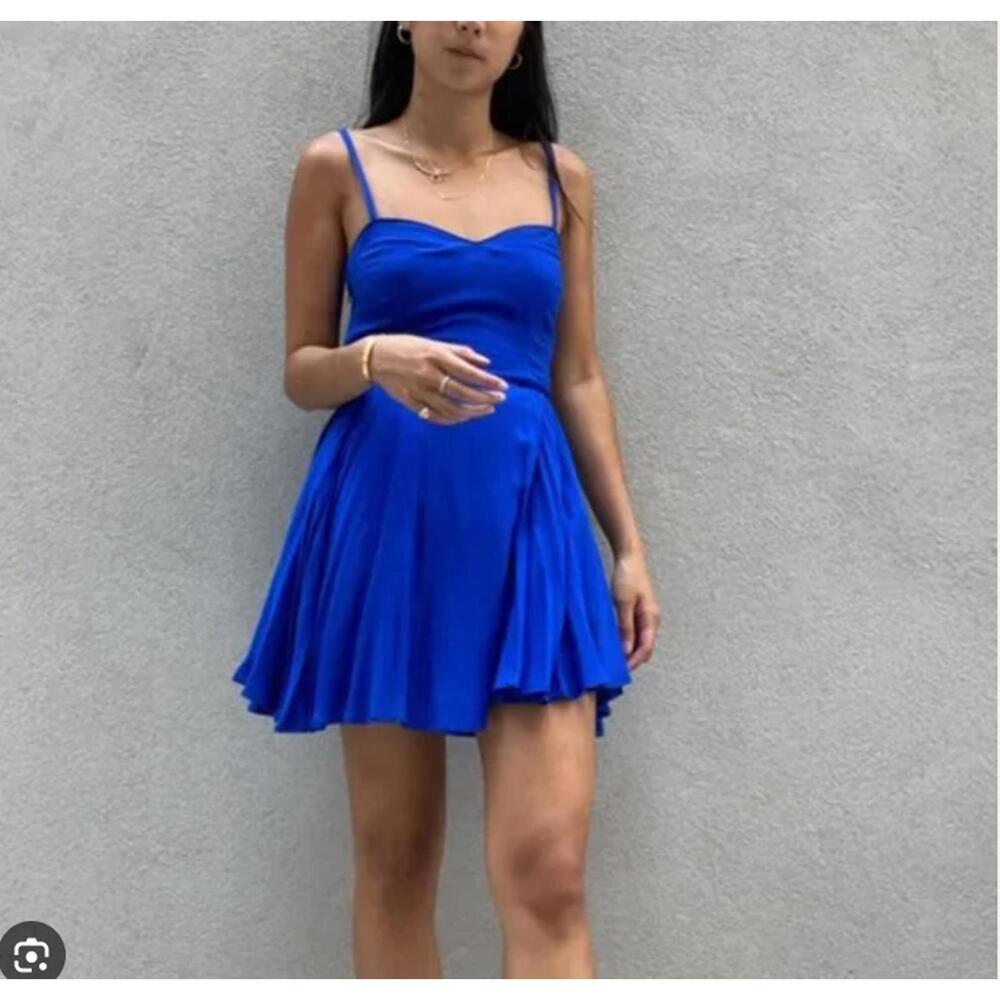 Aritzia Talula Royal Blue Lipinski Dress - Size 8